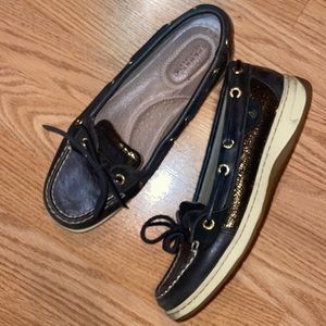 SPERRY Top-Sider Angelfish Loafer Gold Details. Size 6.5